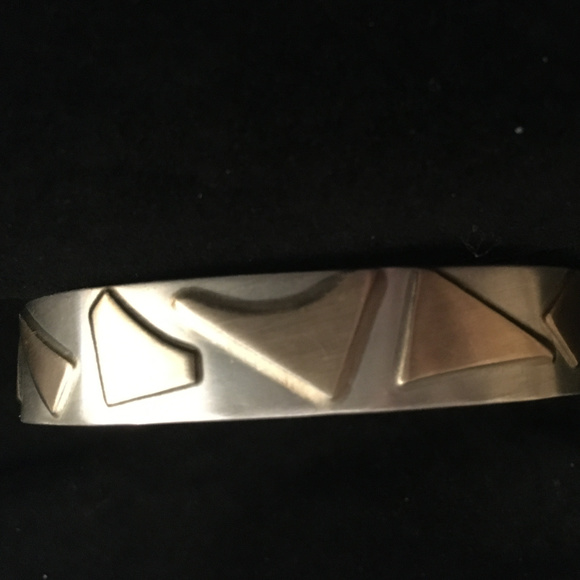 NEW~Sterling Silver and Gold Bracelet - Picture 5 of 6